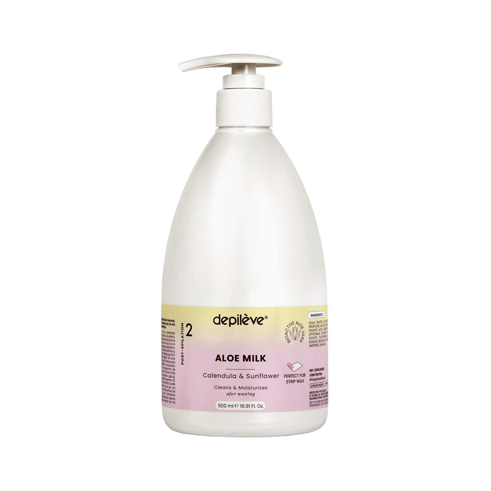 Depileve Milk Cleanser - valantis pienelis Nr.2 500ml.
