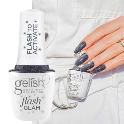 Gelish Flash gelinis lakas NEVER STOP GLISTENING 1110504 15ml.