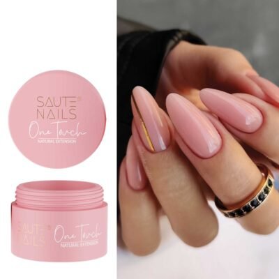 Gelis One Touch Saute Nails 30g. Natural Extension