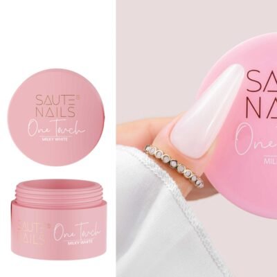 Gelis One Touch Saute Nails 50g. Milky White