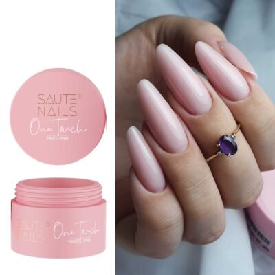 Gelis One Touch Saute Nails 50g. Pink Pastel