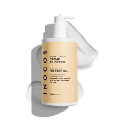 Inocos veganiškas ypač drėkinantis kūno kremas 500 ml.