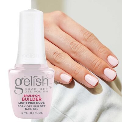 Lakuojamas Statybinis Gelis Gelish Brush-on Builder 15ml. Light Pink
