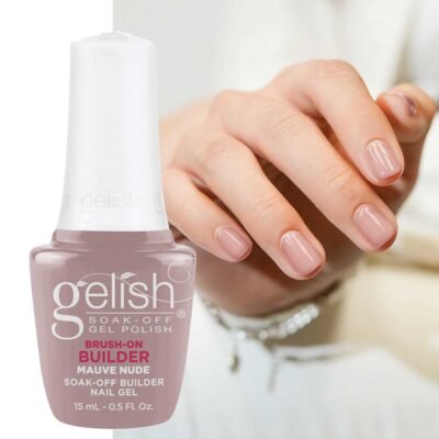 Lakuojamas Statybinis Gelis Gelish Brush-on Builder 15ml. Mauve Nude