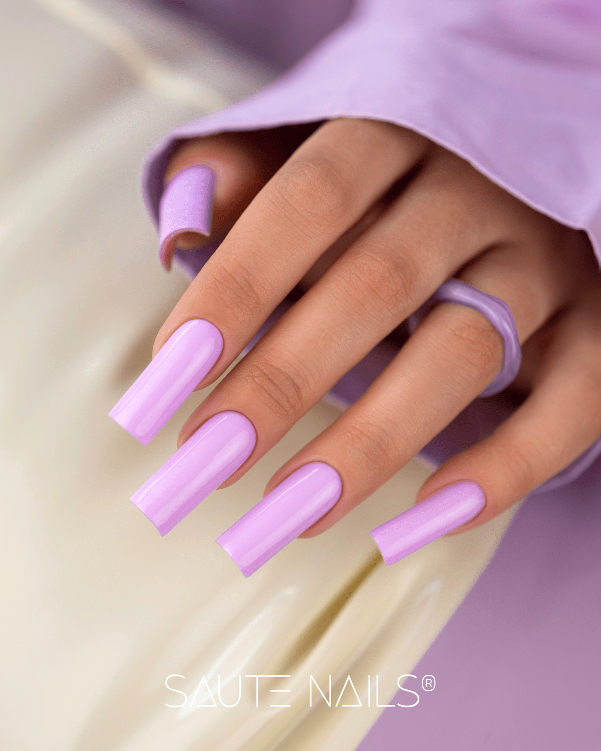 Gelinis lakas Saute Nails - S307 Chilly Lilly 8ml. - Image 3