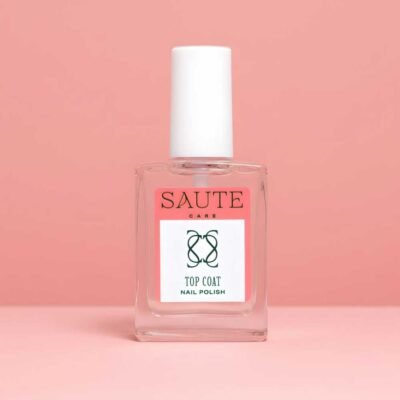 Greitai džiūstantis nagų lako viršutinis sluoksnis Saute Care 15ml.