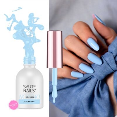 Gelinis lakas Saute Nails - S340 Calm Sky
