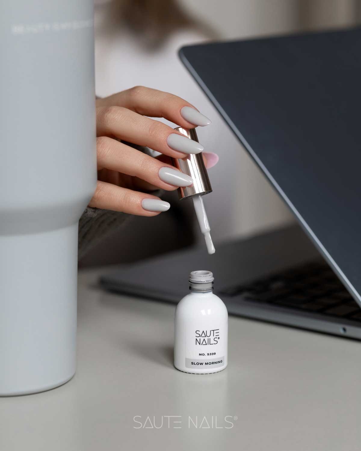 Gelinis lakas Saute Nails - S339 Slow Morning - Image 2