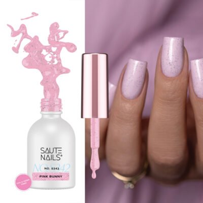 Gelinis lakas Saute Nails - S342 Pink Bunny