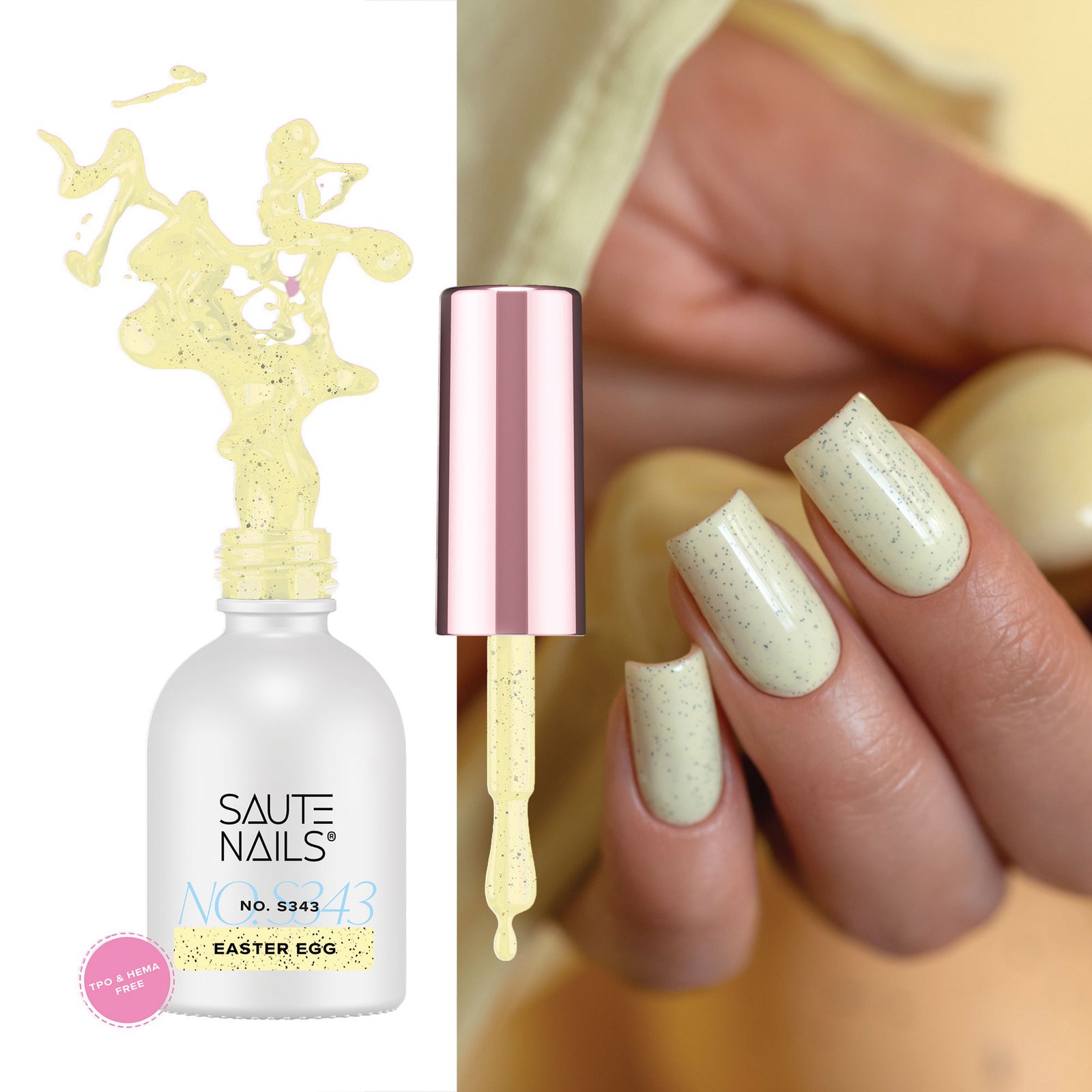 Gelinis lakas Saute Nails - S343 Easter Egg