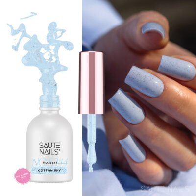 Gelinis lakas Saute Nails - S344 Cotton Sky