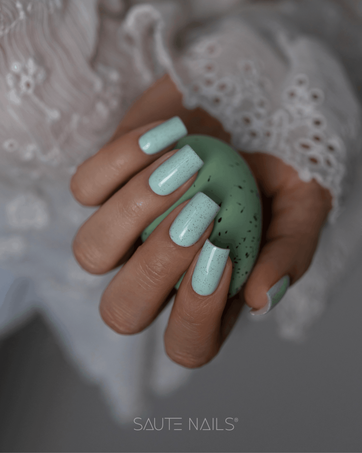 Gelinis lakas Saute Nails - S345 Fluffy Grass - Image 2