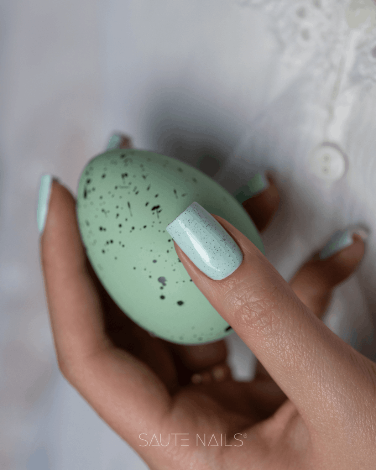 Gelinis lakas Saute Nails - S345 Fluffy Grass - Image 3