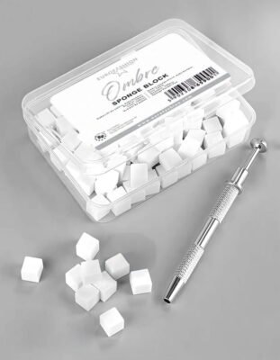 Rinkinys OMBRE efektui. Laikiklis + 100 kempinėlių Eurofashion