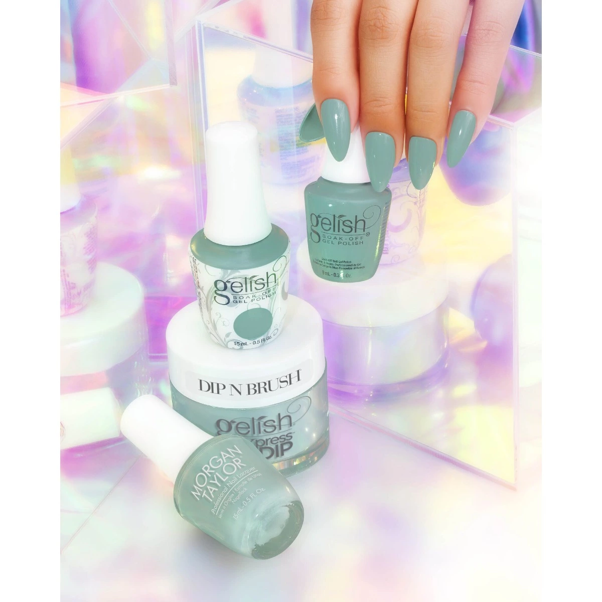 Gelish gelinis lakas 15ml. MINT FOR ME 1110592 - Image 3