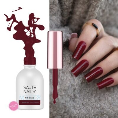 Gelinis lakas Saute Nails 8ml - S328 Cherry Laquer