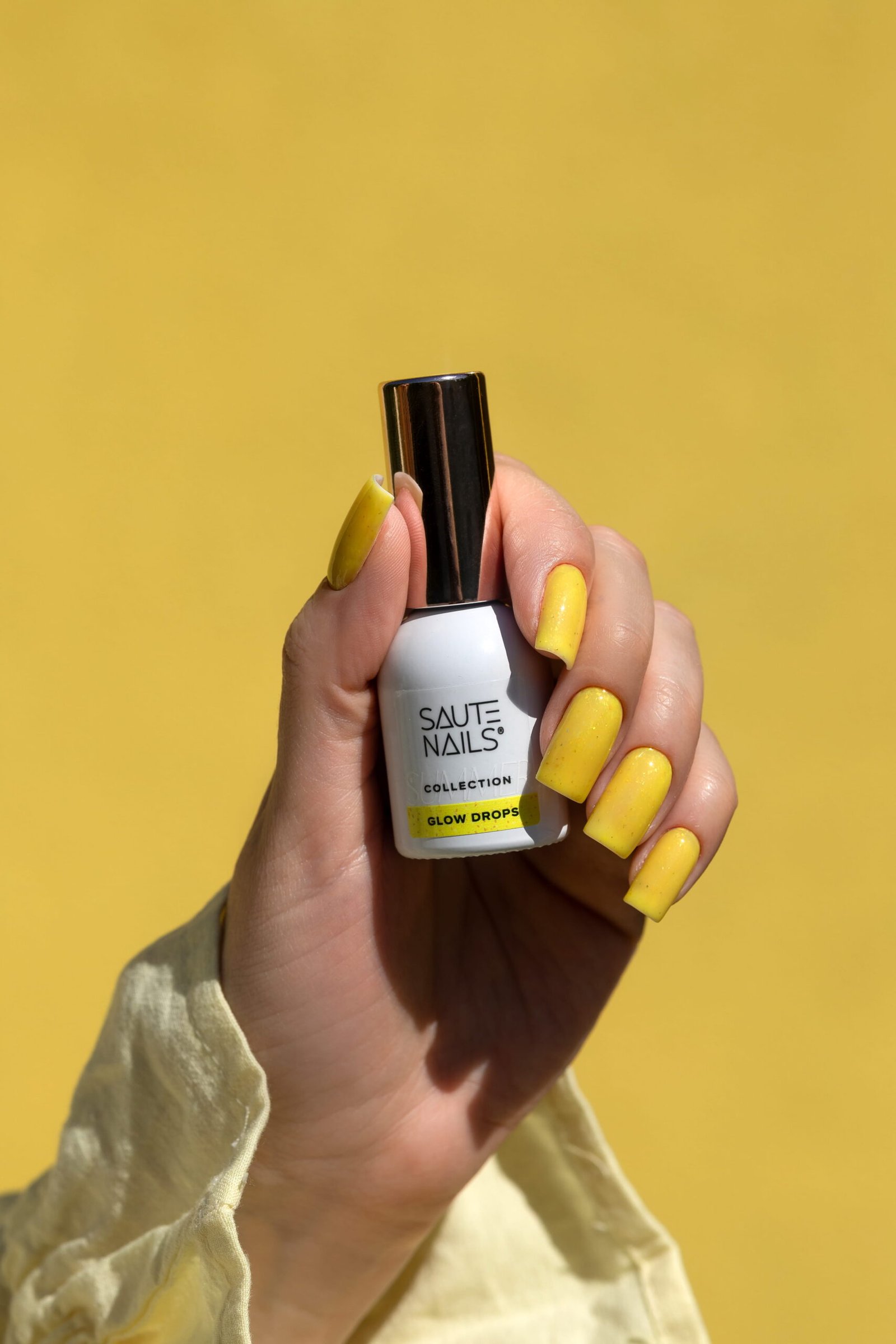 Gelinis lakas Saute Nails 8ml - Glow Drops - Image 2