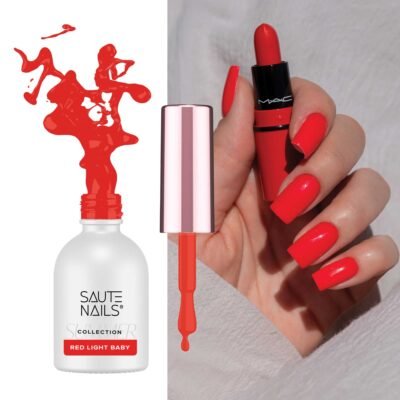 Gelinis lakas Saute Nails 8ml - Red Light Baby
