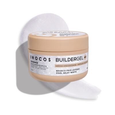 Inocos Builder Gel Cool Milky White – ypač tvirtas maskuojantis statybinis gelis 50g.