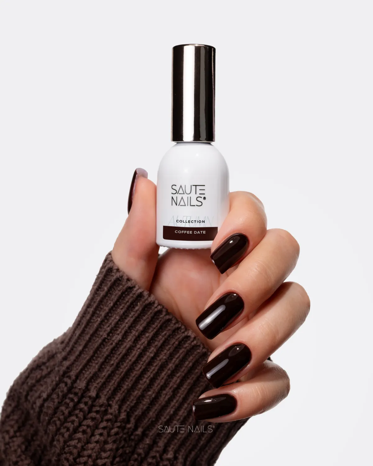 Gelinis lakas Saute Nails 8ml - Coffee Date - Image 3