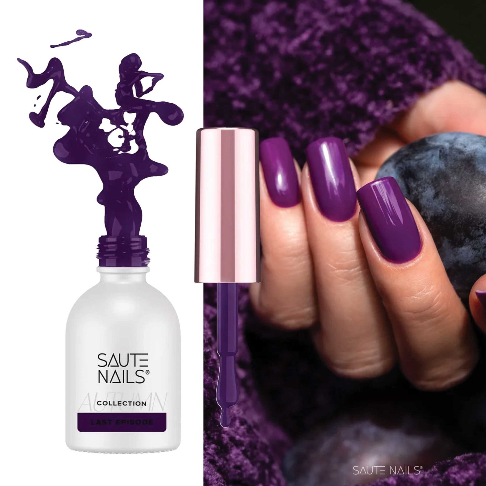 Gelinis lakas Saute Nails 8ml - Last Episode