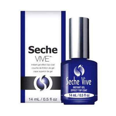 Seche Vive – greitai džiūstantis gelinio efekto Top Coat be UV/LED lempos 14 ml